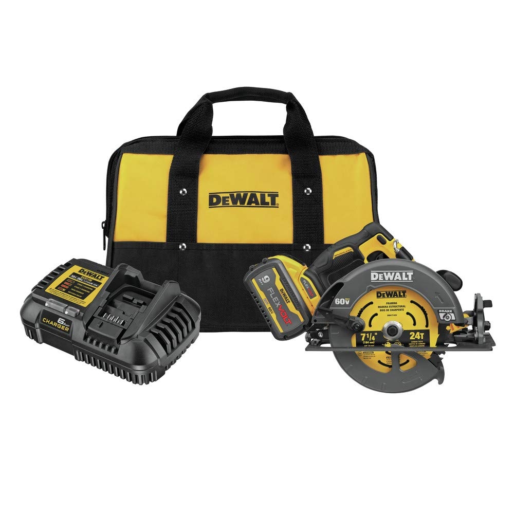 DEWALT FLEXVOLT 60V MAX Circular Saw With Brake Kit 7 1 4 Inch 