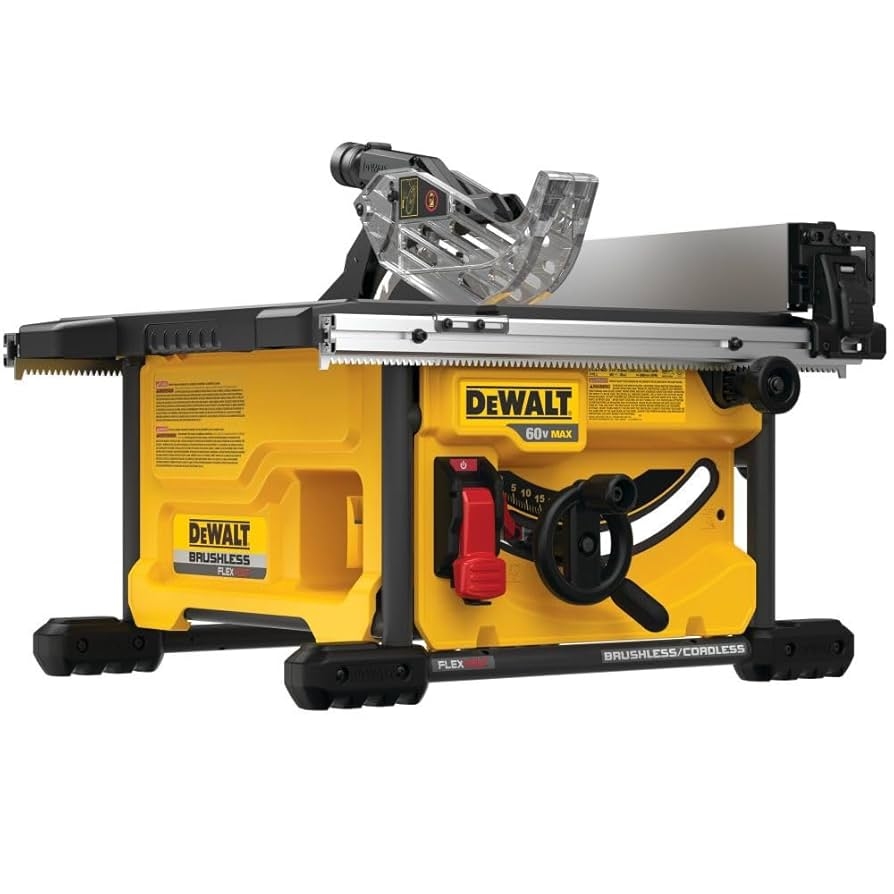 DEWALT FLEXVOLT 60V MAX Table Saw 8 1 4 Inch Tool Only DCS7485B Amazon