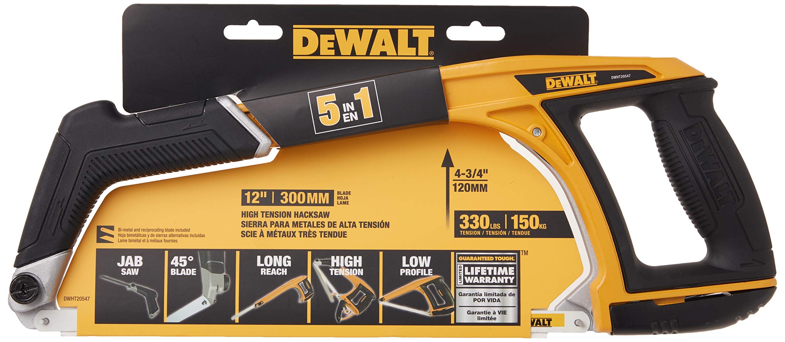 DEWALT Hack Saw 5 in 1 DWHT20547L Dewalt Handsaw Amazon