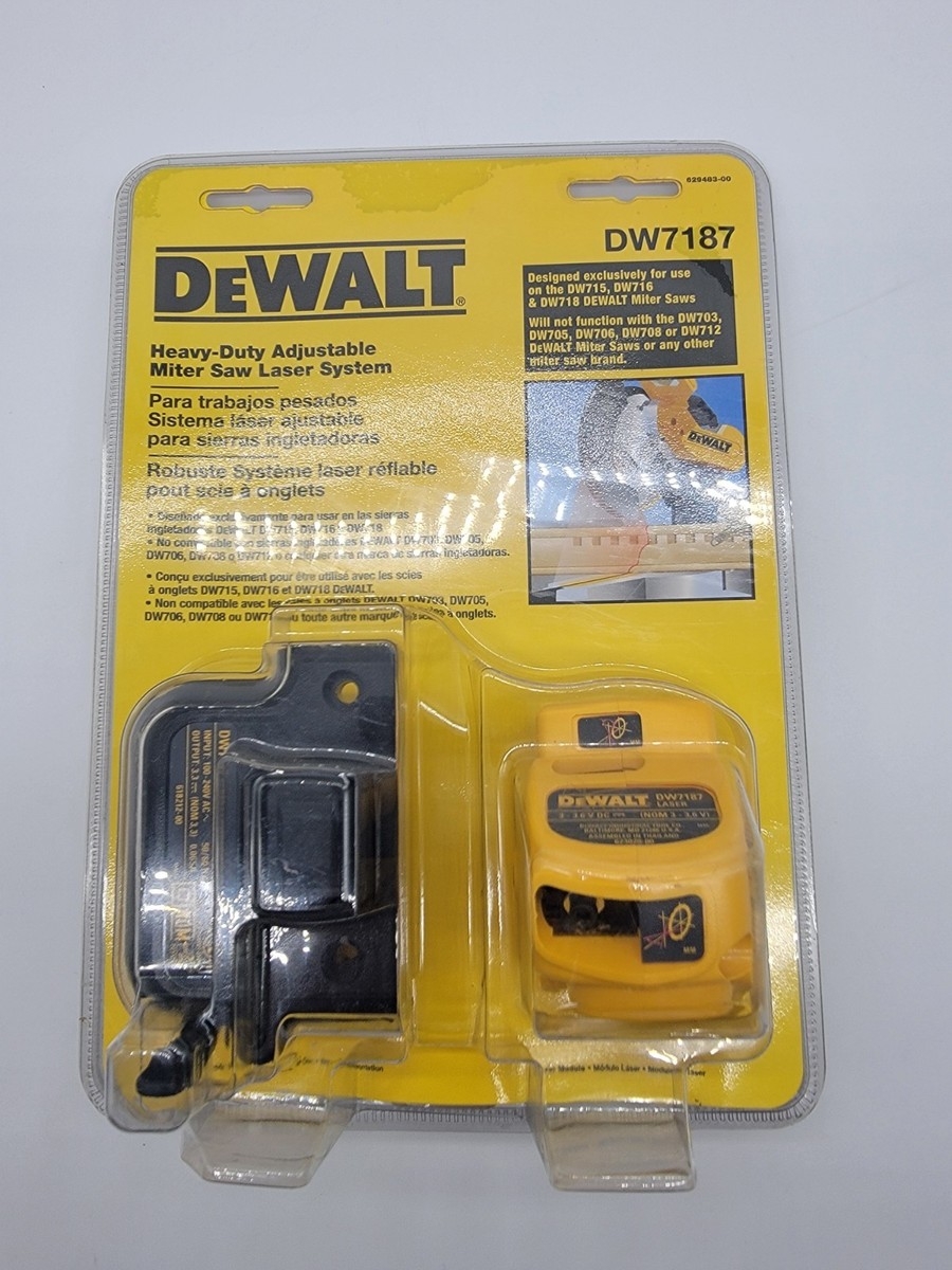 Dewalt Heavy Duty Adjustable Miter Saw Laser System DW7187 New Sealed EBay