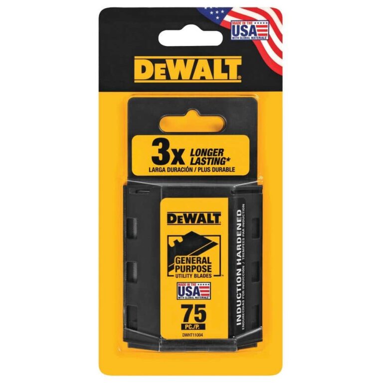 DEWALT Heavy Duty Blades For Utility Knives 75 Pack DWHT11004 The Home Depot