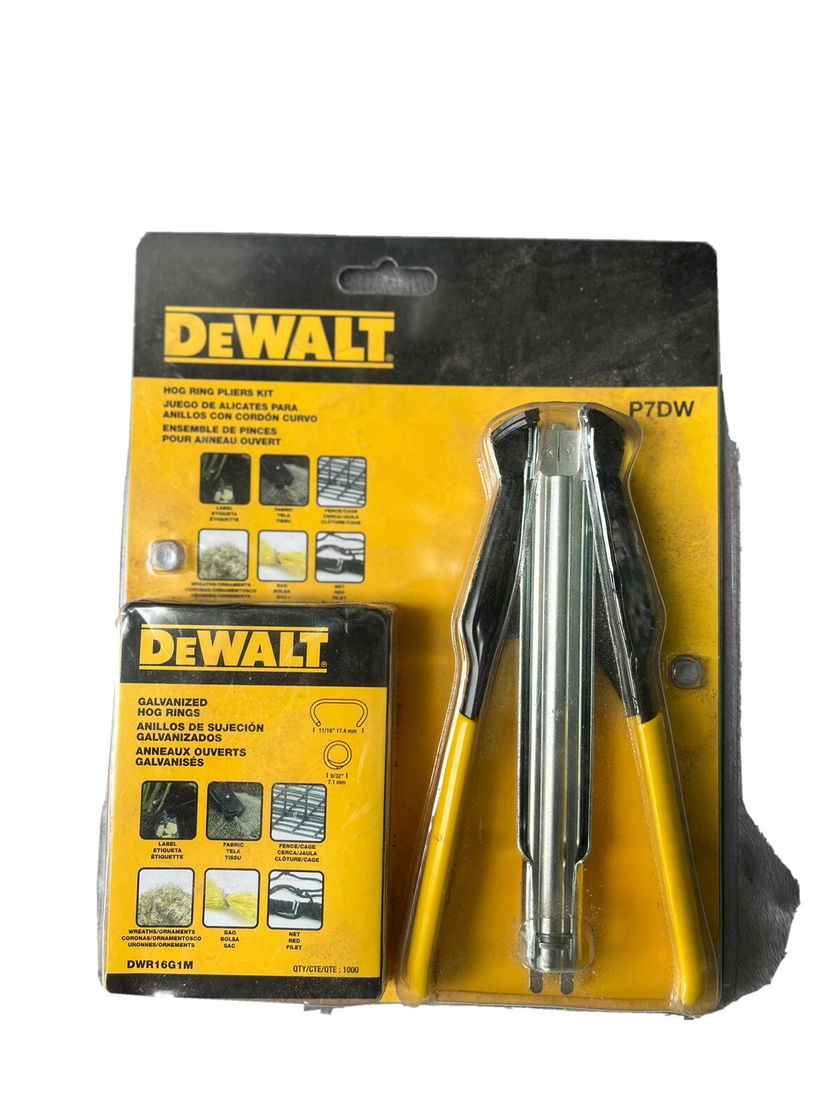 DeWalt Hog Ring Pliers Kit 5 Pack Cordless Hog Ring Pliers