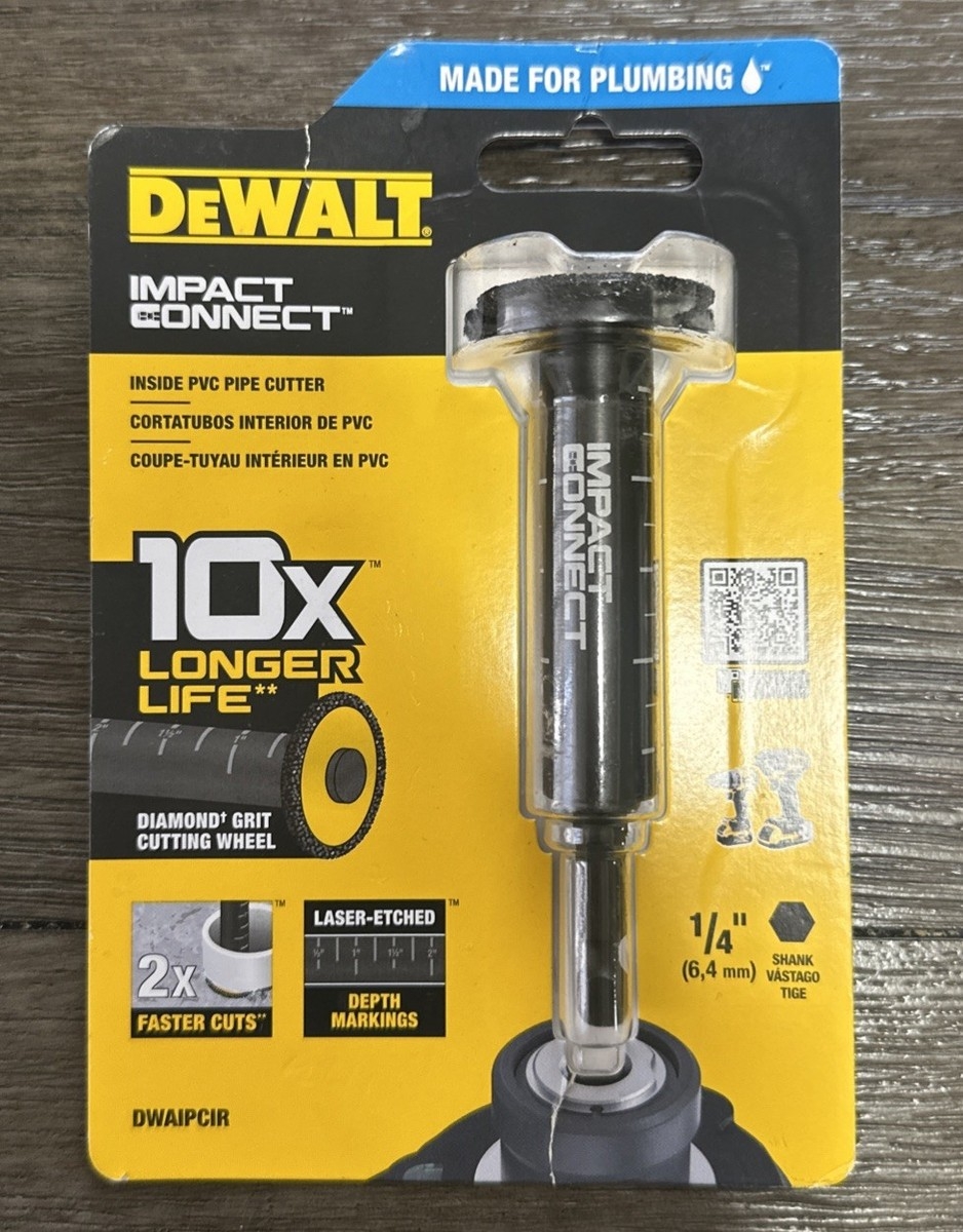 DEWALT IMPACT CONNECT 1 5 16 in Internal PVC Cutter Model 