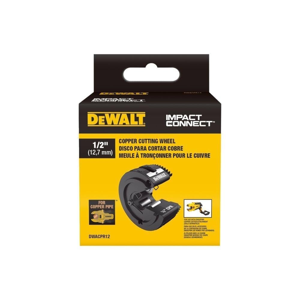 DEWALT Impact Connect Copper Cutter Wheel Tube Cutter Wheel 1 2 Inch DWACPR12 Amazon