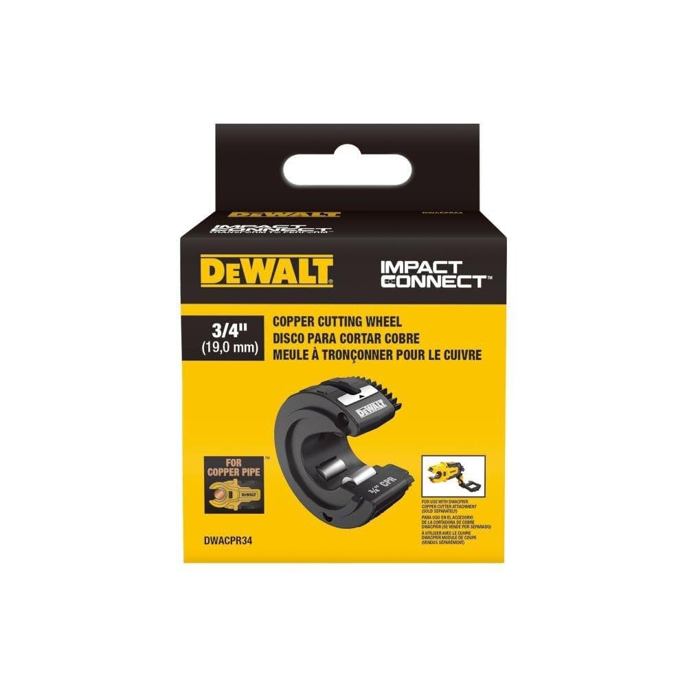 DEWALT Impact Connect Copper Cutter Wheel Tube Cutter Wheel 3 4 Inch DWACPR34 Amazon