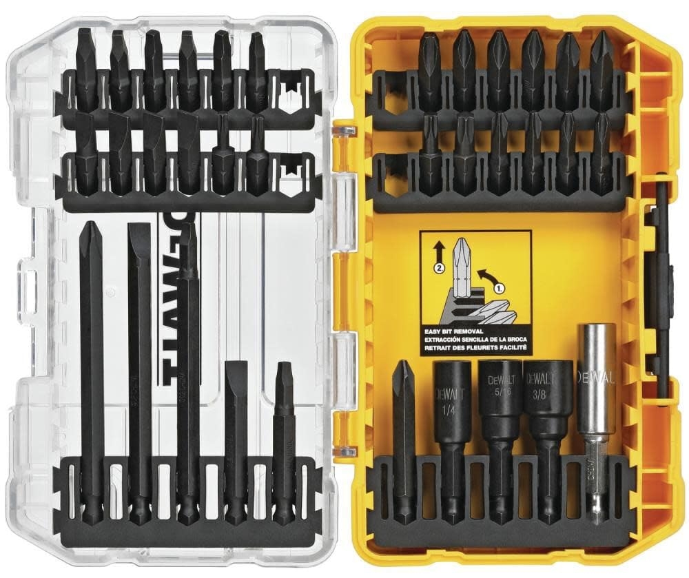 DEWALT Impact Driver Screwdriver Bit Set 34 Piece DW2153 Screwdriver Bit Sets Amazon