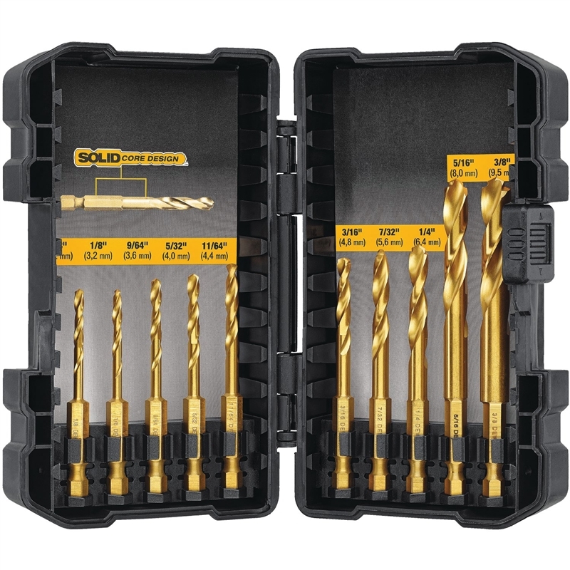 dewalt impact drill bit set