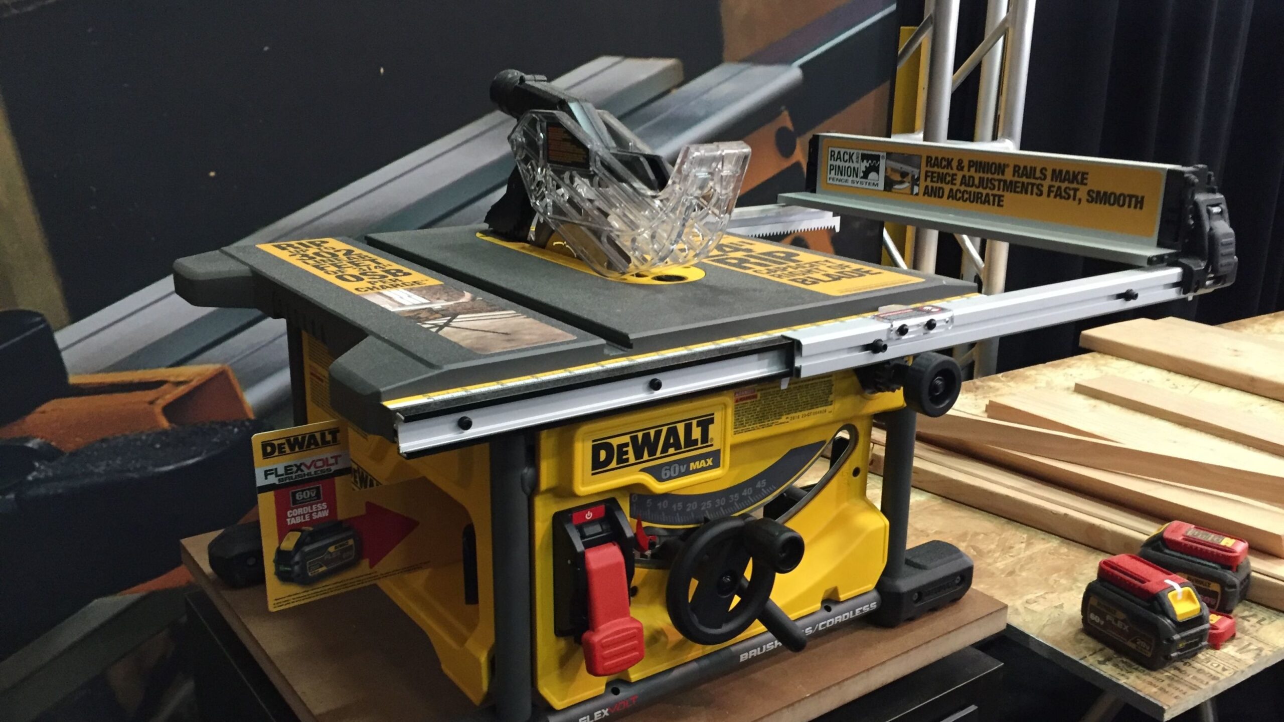 Dewalt Introduces Two Cordless Power Tools You Never Thought Possible Dewalt Flexvolt 60V Cordless Table Saw Cordless Miter Saw