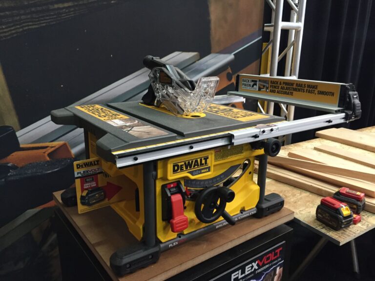 Dewalt Introduces Two Cordless Power Tools You Never Thought Possible Dewalt Flexvolt 60V Cordless Table Saw Cordless Miter Saw