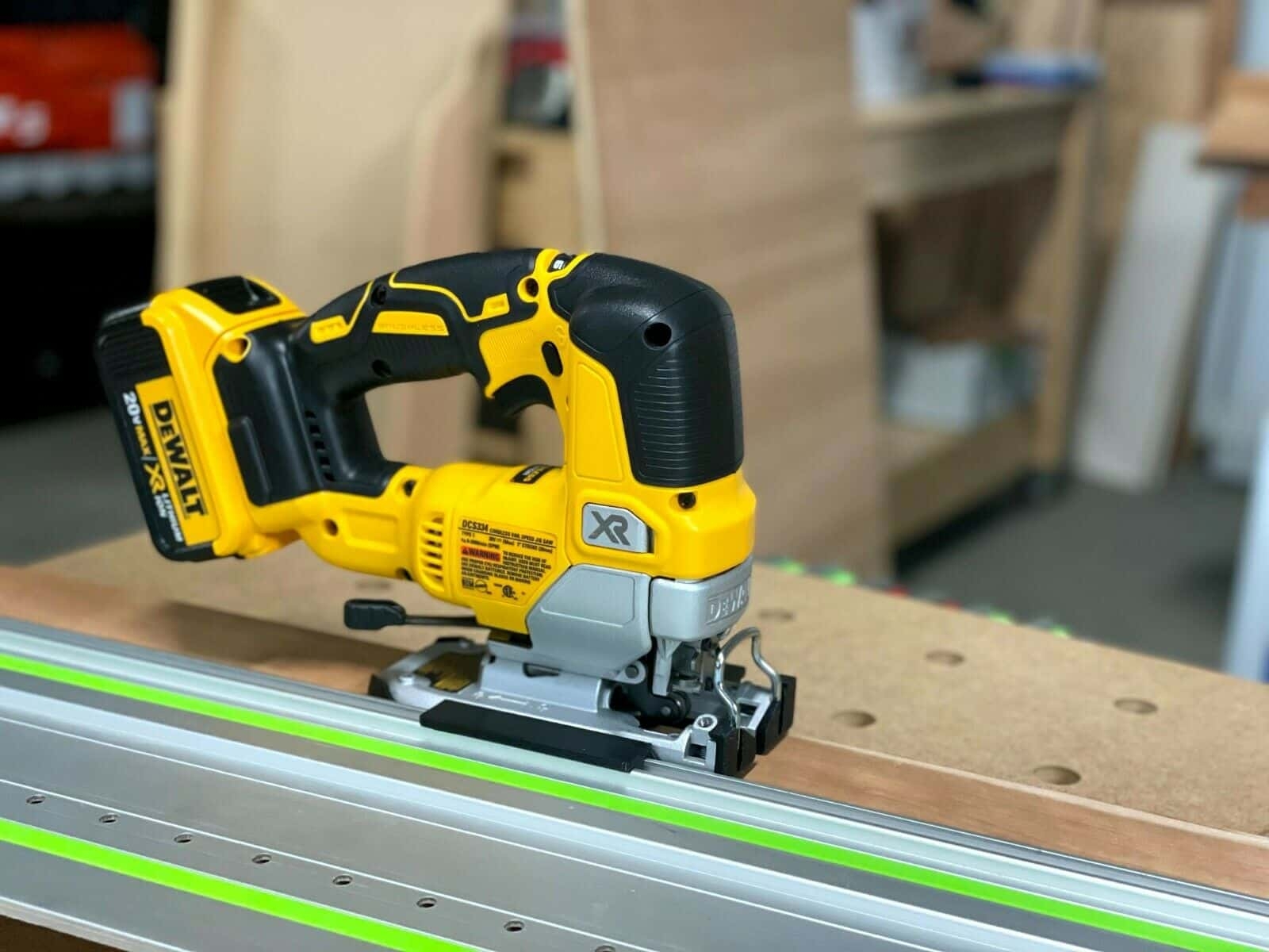 Dewalt Jig Saw Adapter For Track Saw Guide Rail ToolCurve