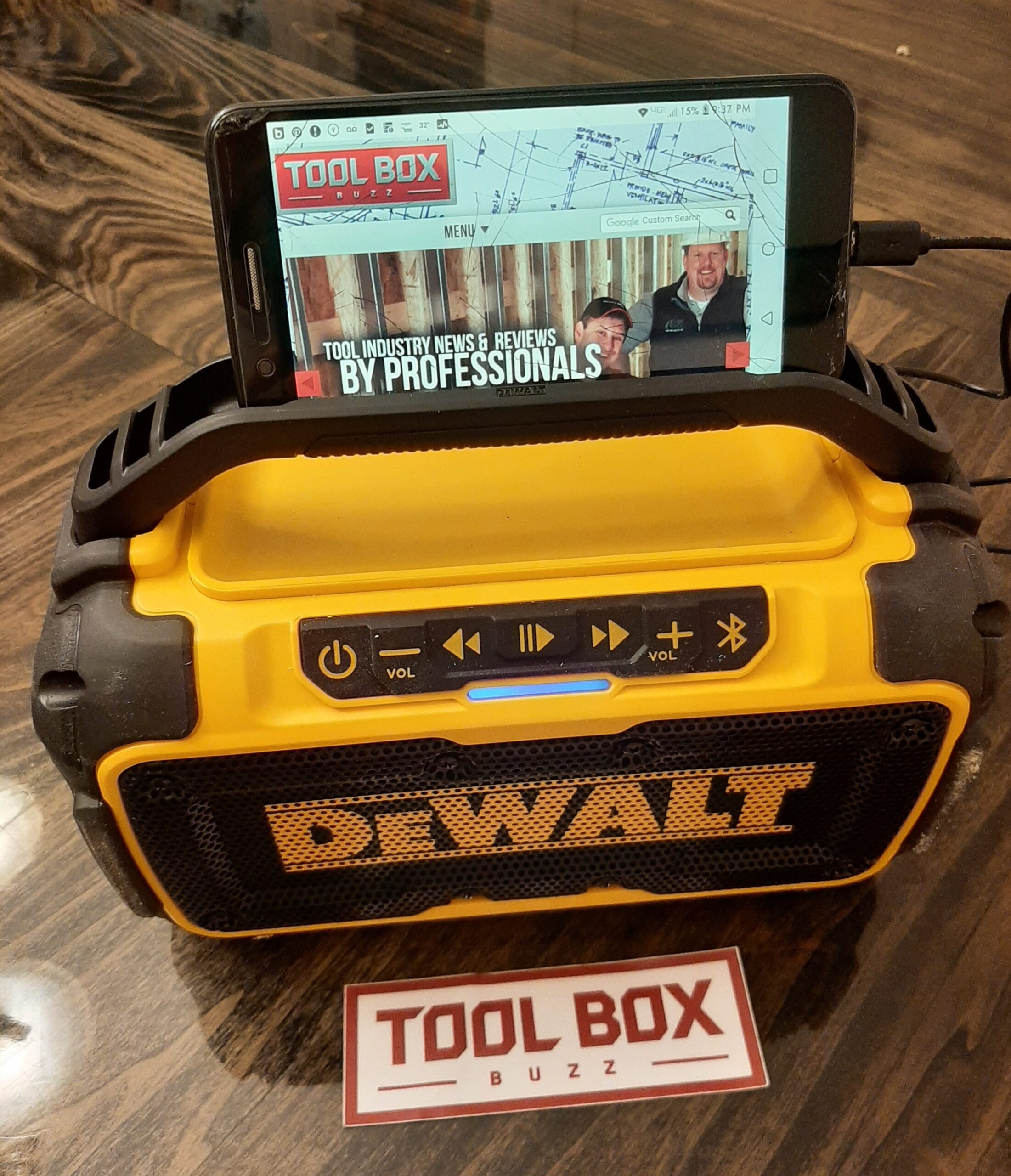 DEWALT Jobsite Bluetooth Speaker DCR010 Tool Box Buzz Tool Box Buzz