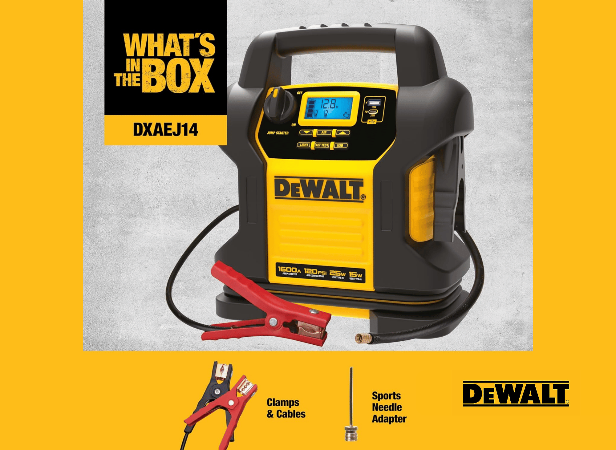 DEWALT Jump Starter Your Roadside Emergency Solution