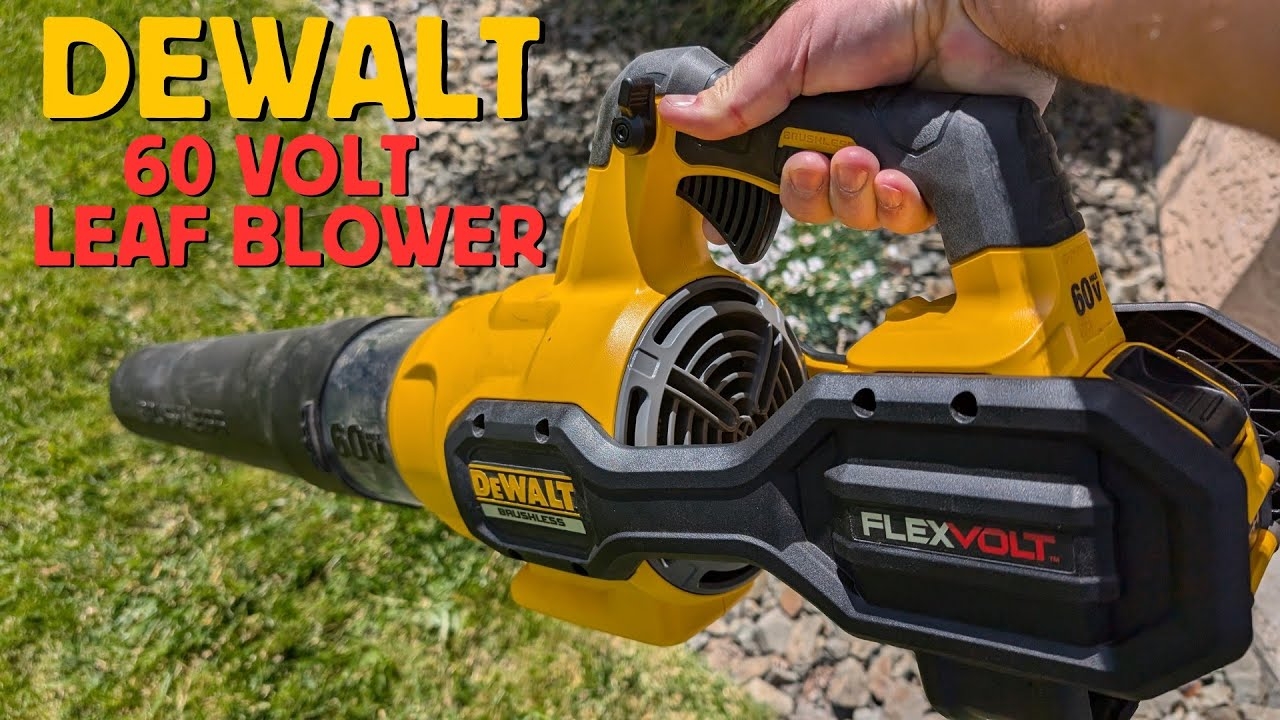 Dewalt Leaf Blower 60V MAX FLEXVOLT A Closer Look YouTube