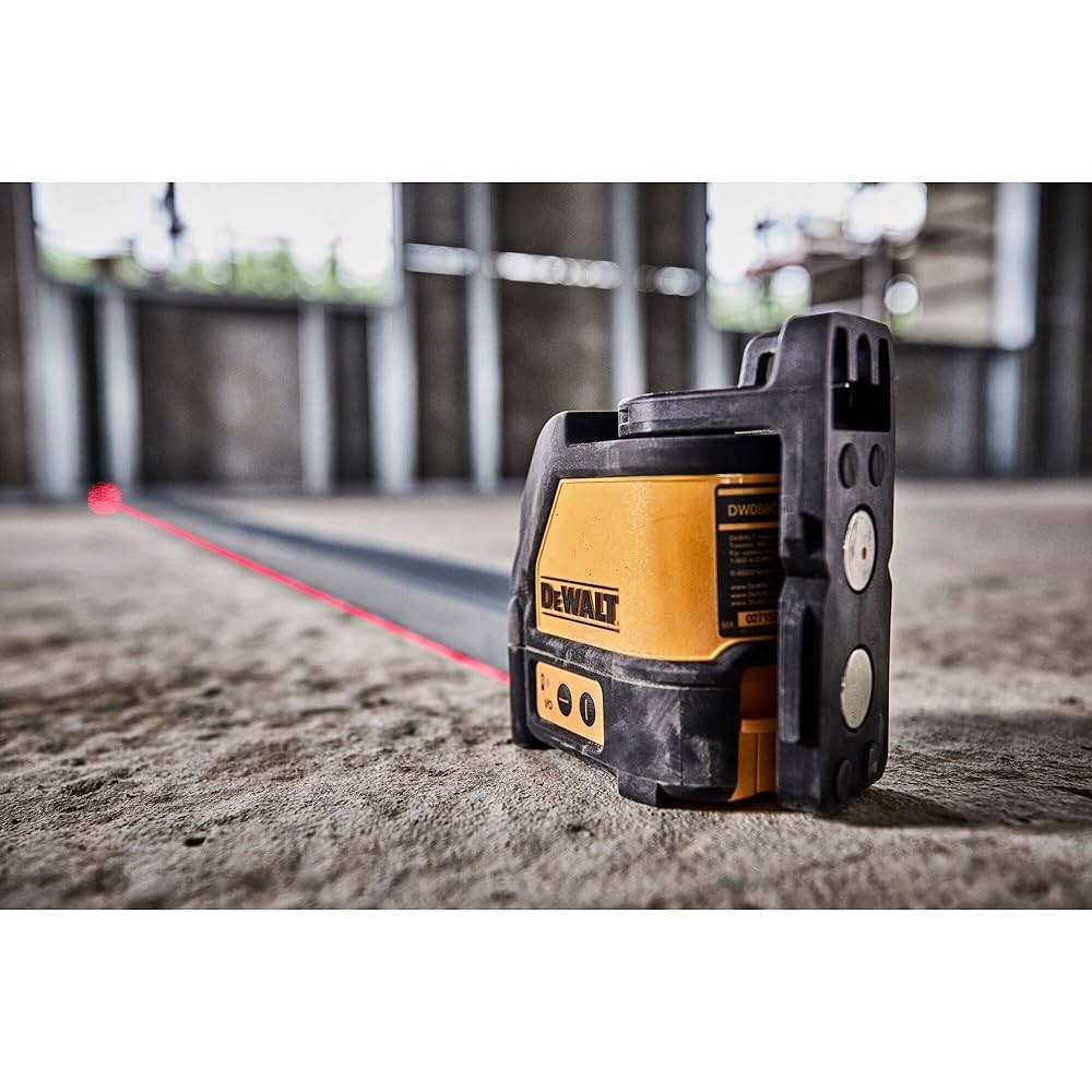 DEWALT Line Laser Self Leveling Cross Line Red Beam DW088K Laser Level Amazon