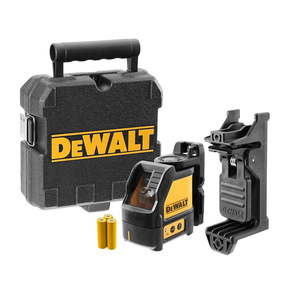 DEWALT Line Laser Self Leveling Cross Line Red Beam DW088K Laser Level Amazon