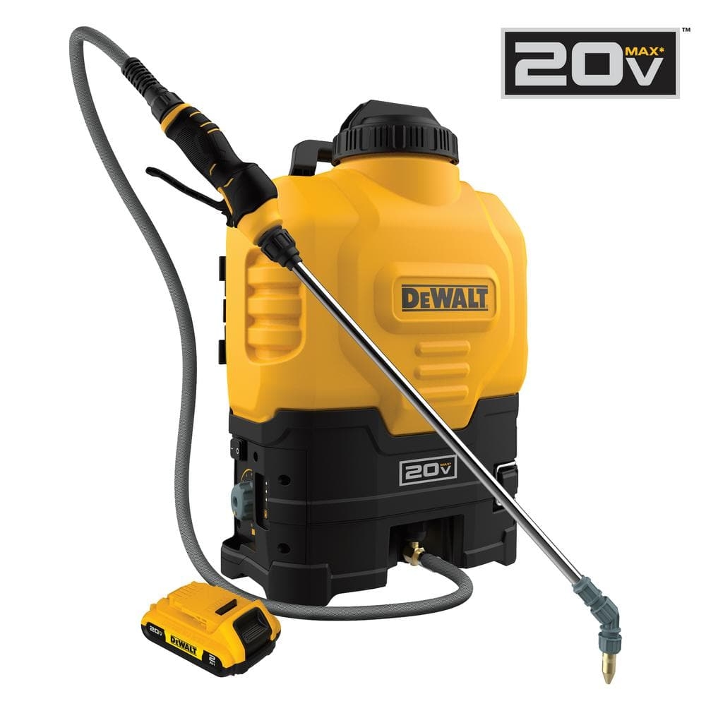 DEWALT Lithium Ion Powered Battery Backpack Sprayer DXSP190681 The Home Depot