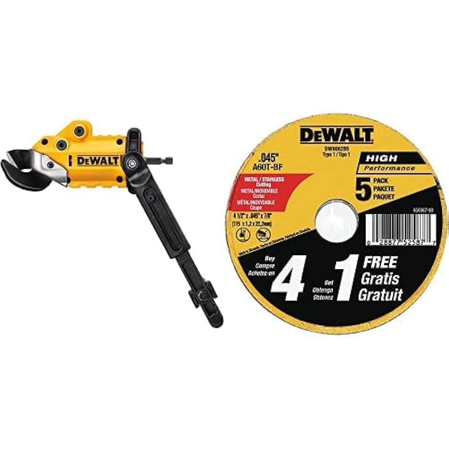 dewalt metal shears attachment