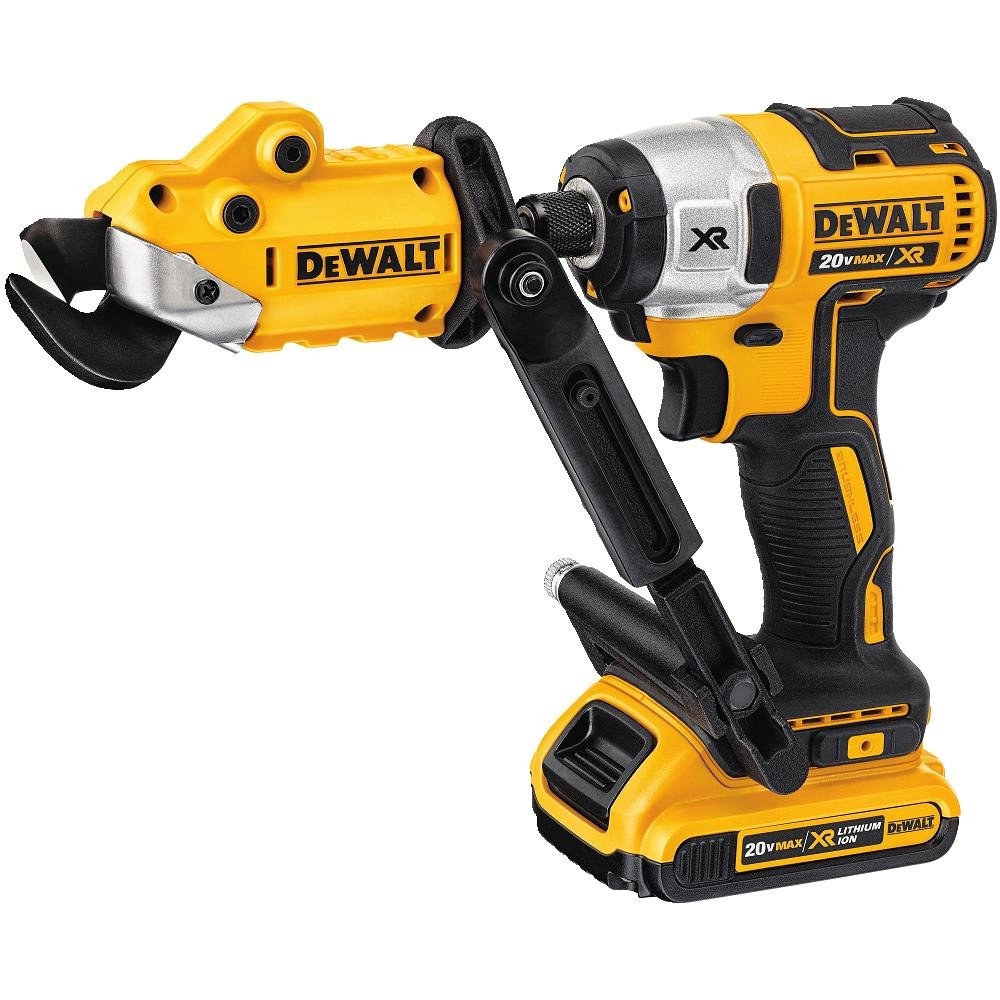 DEWALT Metal Shear Cutter Drill Attachment DWASHRIR And Wiss 12 