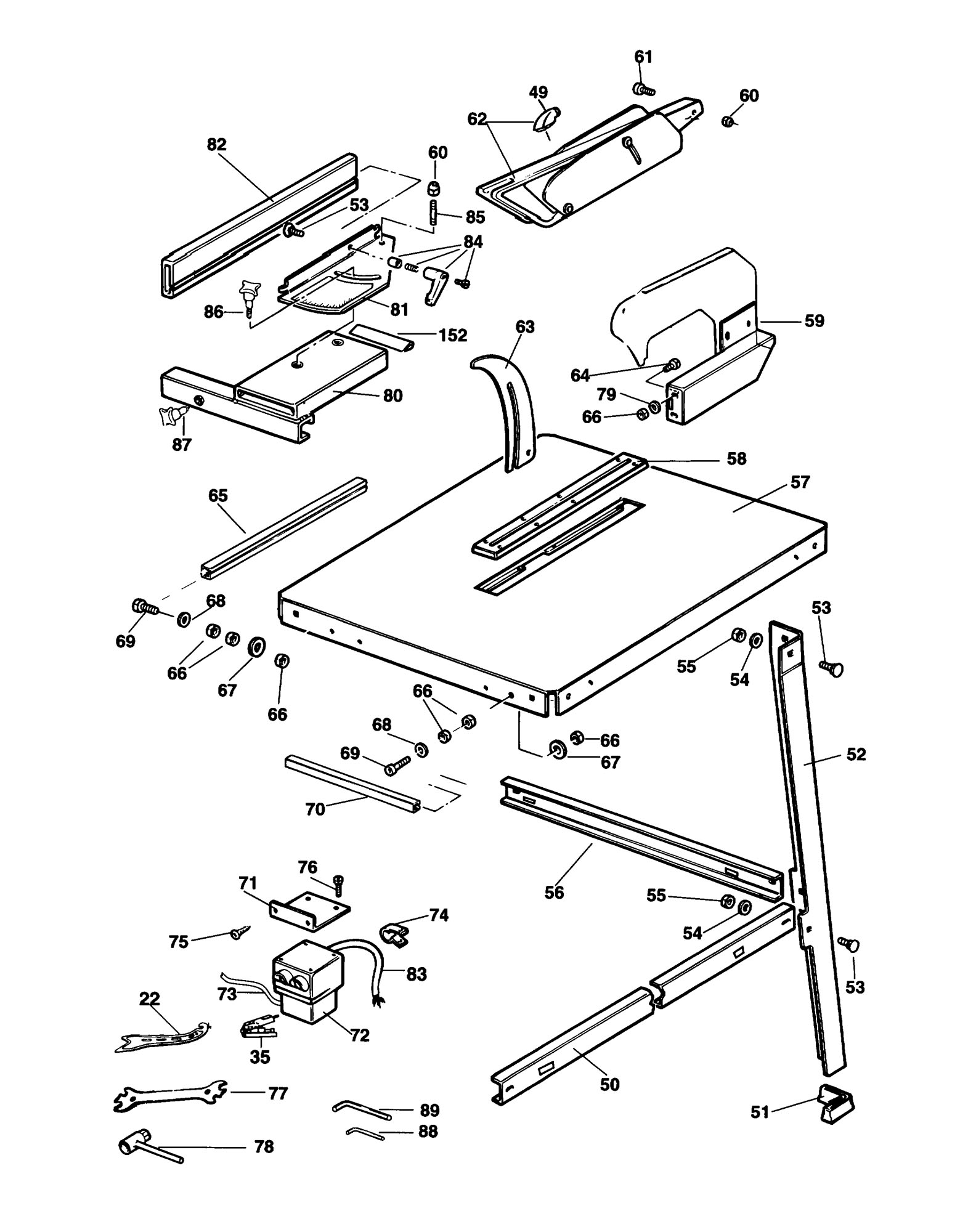 dewalt miter saw parts diagram