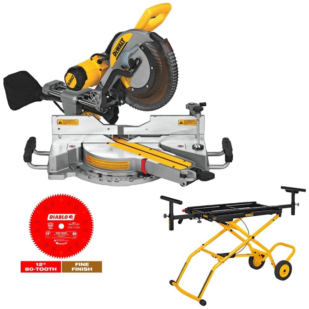 Dewalt Miter Saw Bundle The Home Depot
