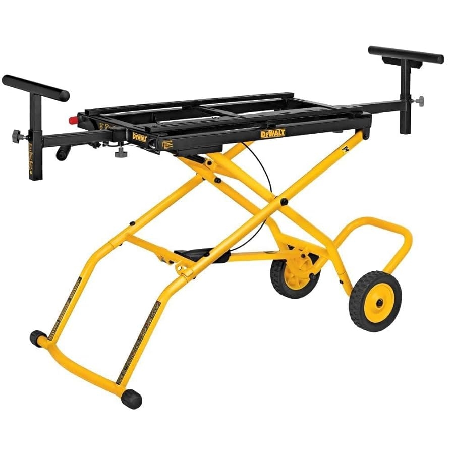 DEWALT Miter Saw Stand With Wheels DWX726 Yellow Miter Saw Accessories Amazon