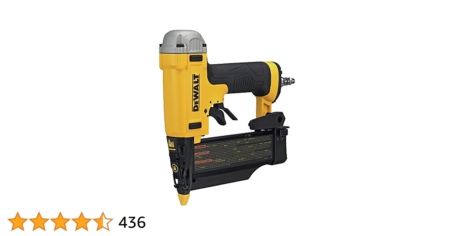 DEWALT Pin Nailer 23 Gauge 2 Inch DWFP2350K Amazon