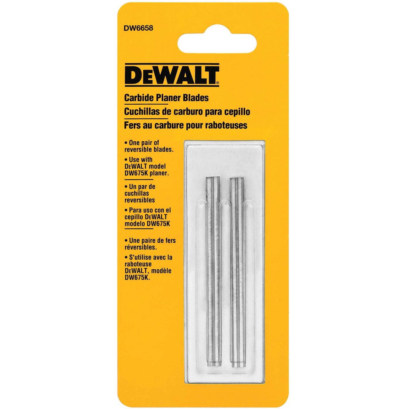 DEWALT Planer Blades Carbide DW6658 Power Planer Knives Amazon