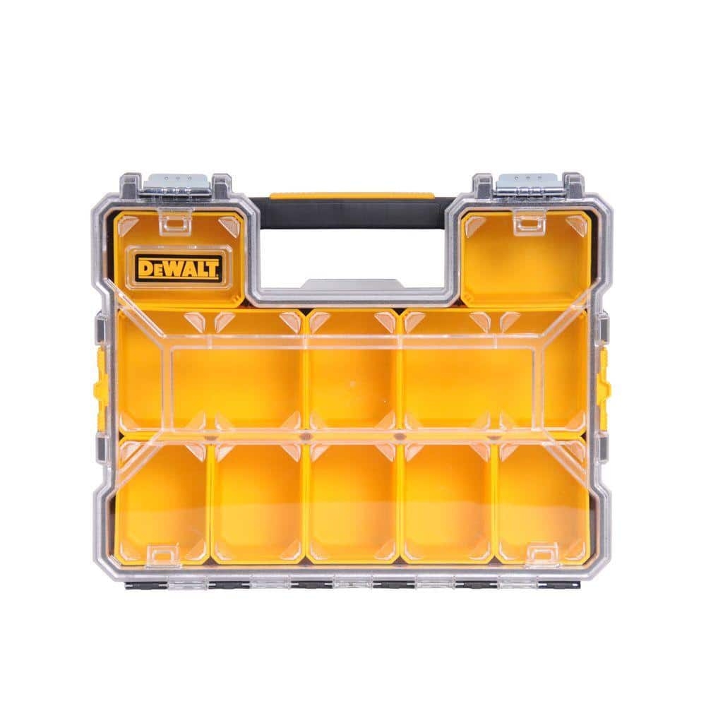 DEWALT Plastic 10 Compartment Deep Pro Small Parts Organizer DWST14825 The Home Depot