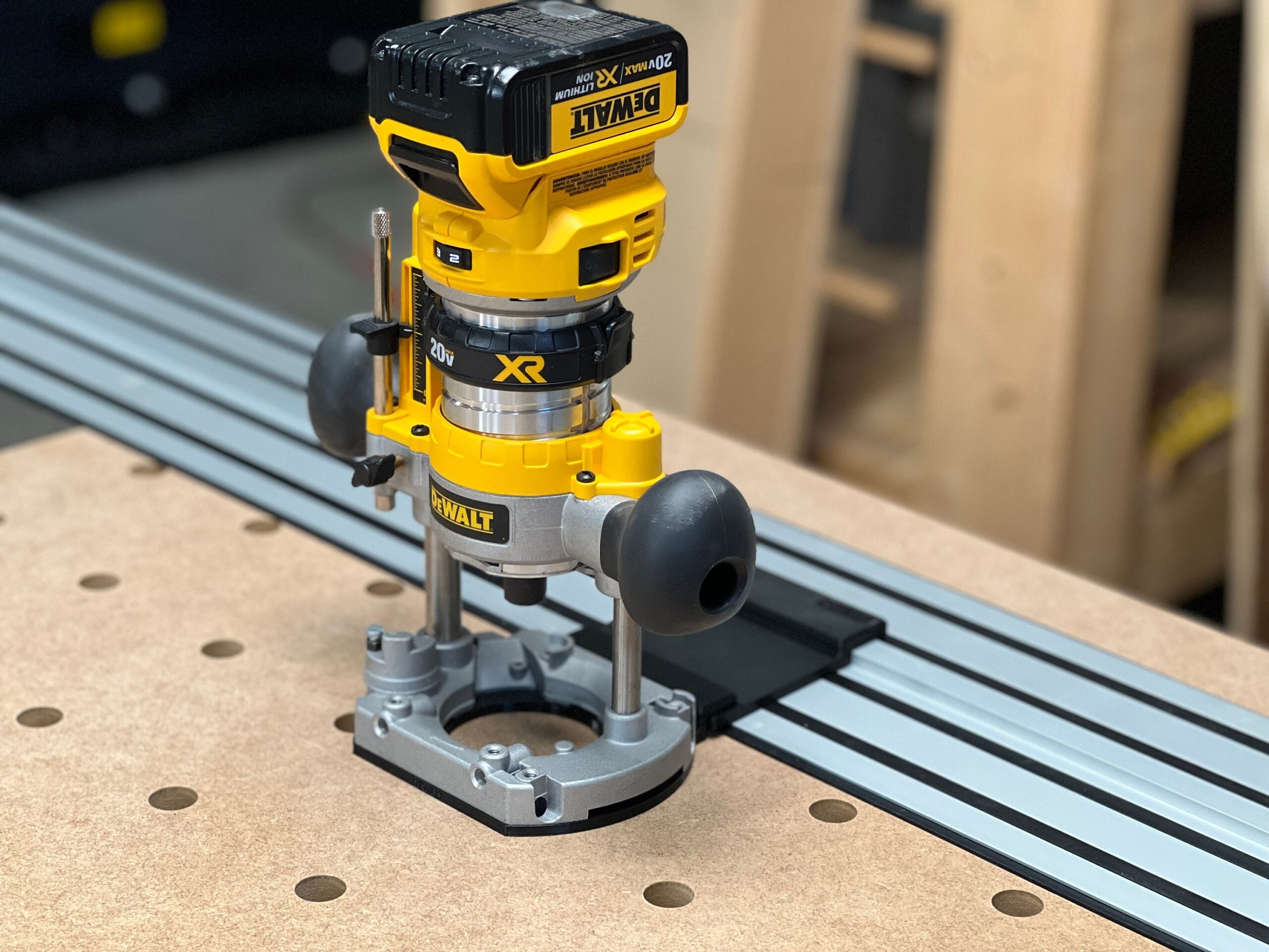 Dewalt Plunge Router Adapter For Dewalt Track Saw Guide Rails DCW600B DWP611 Etsy