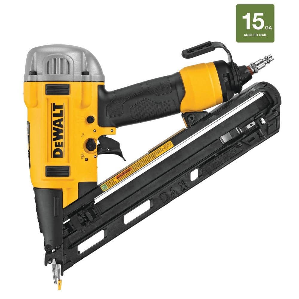 DEWALT Pneumatic 15 Gauge DA Nailer DWFP72155 The Home Depot