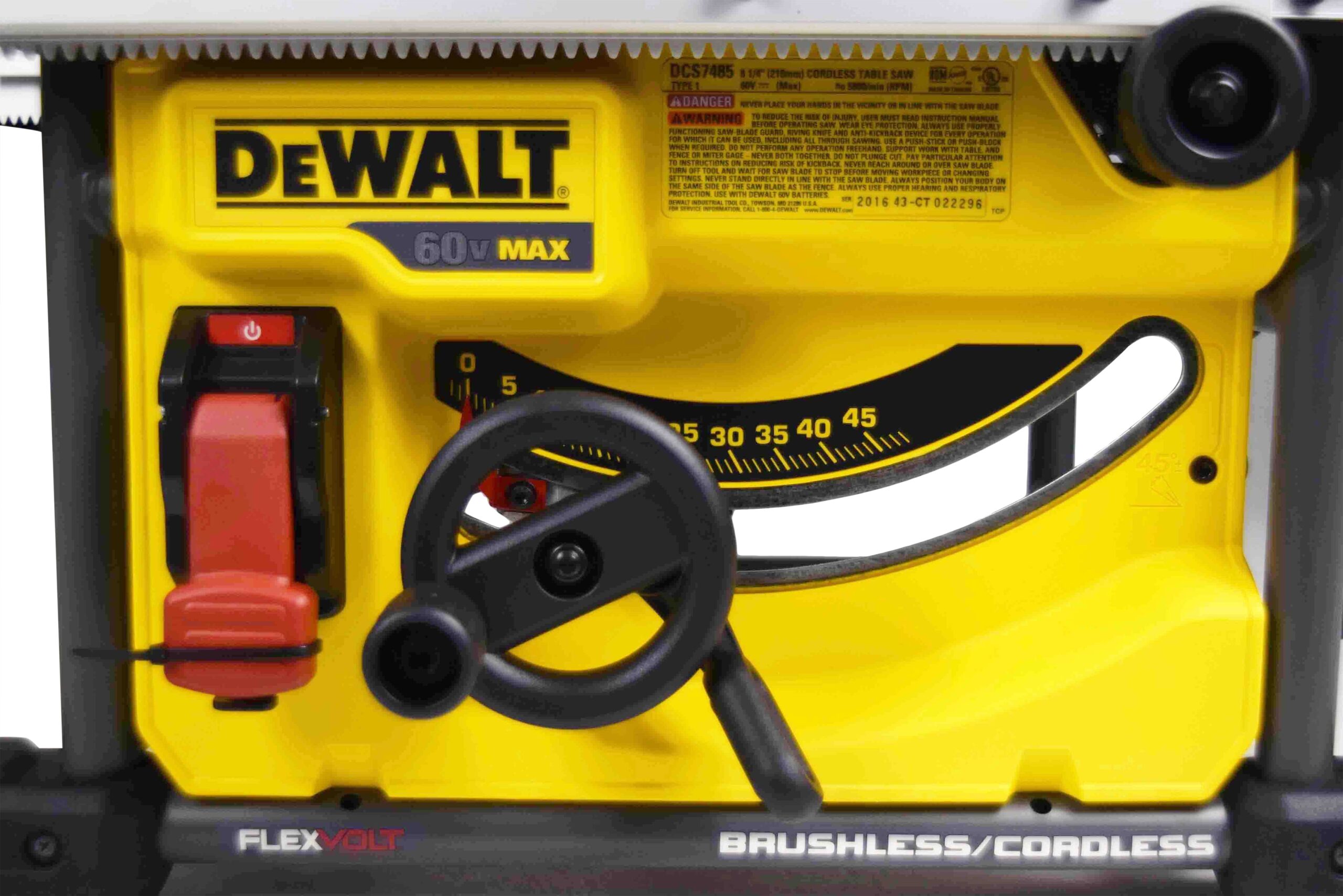 60v dewalt table saw