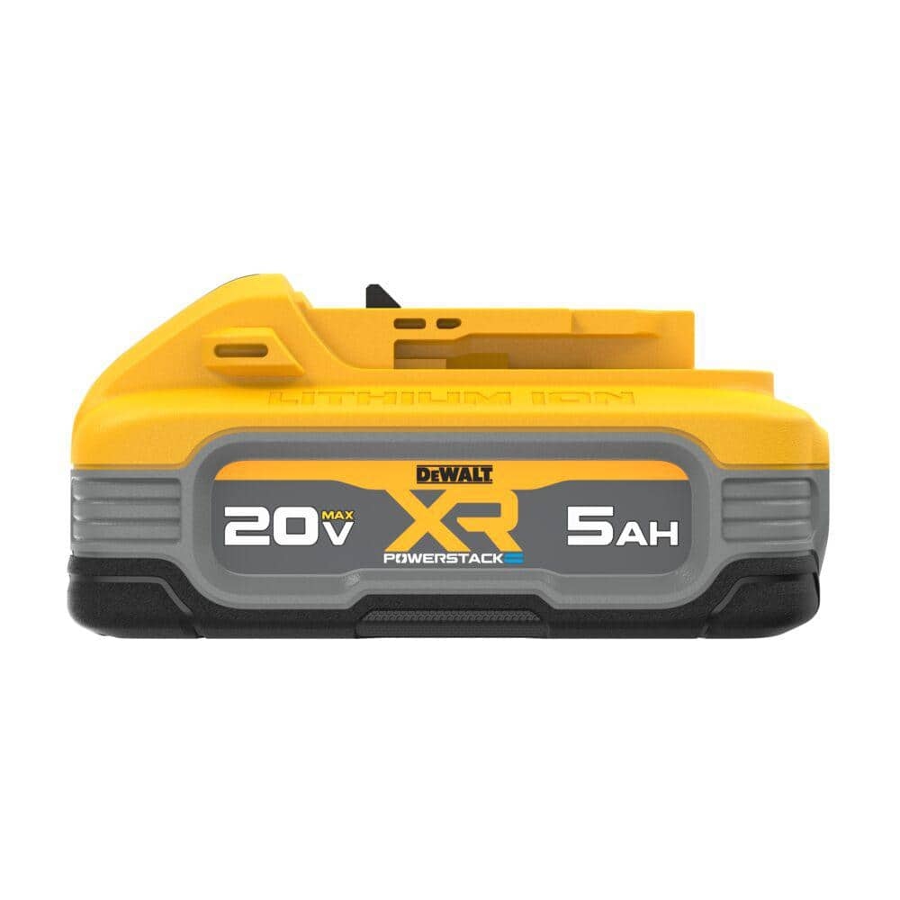 DEWALT POWERSTACK 20V Lithium Ion 5 0Ah Battery Pack DCBP520 The Home Depot