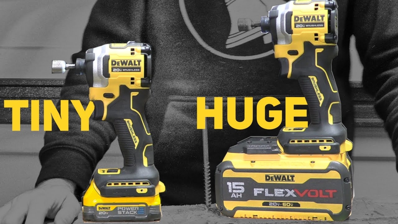  DeWalt POWERSTACK Vs 15AH FLEXVOLT DCF840 Vs DCF850 YouTube