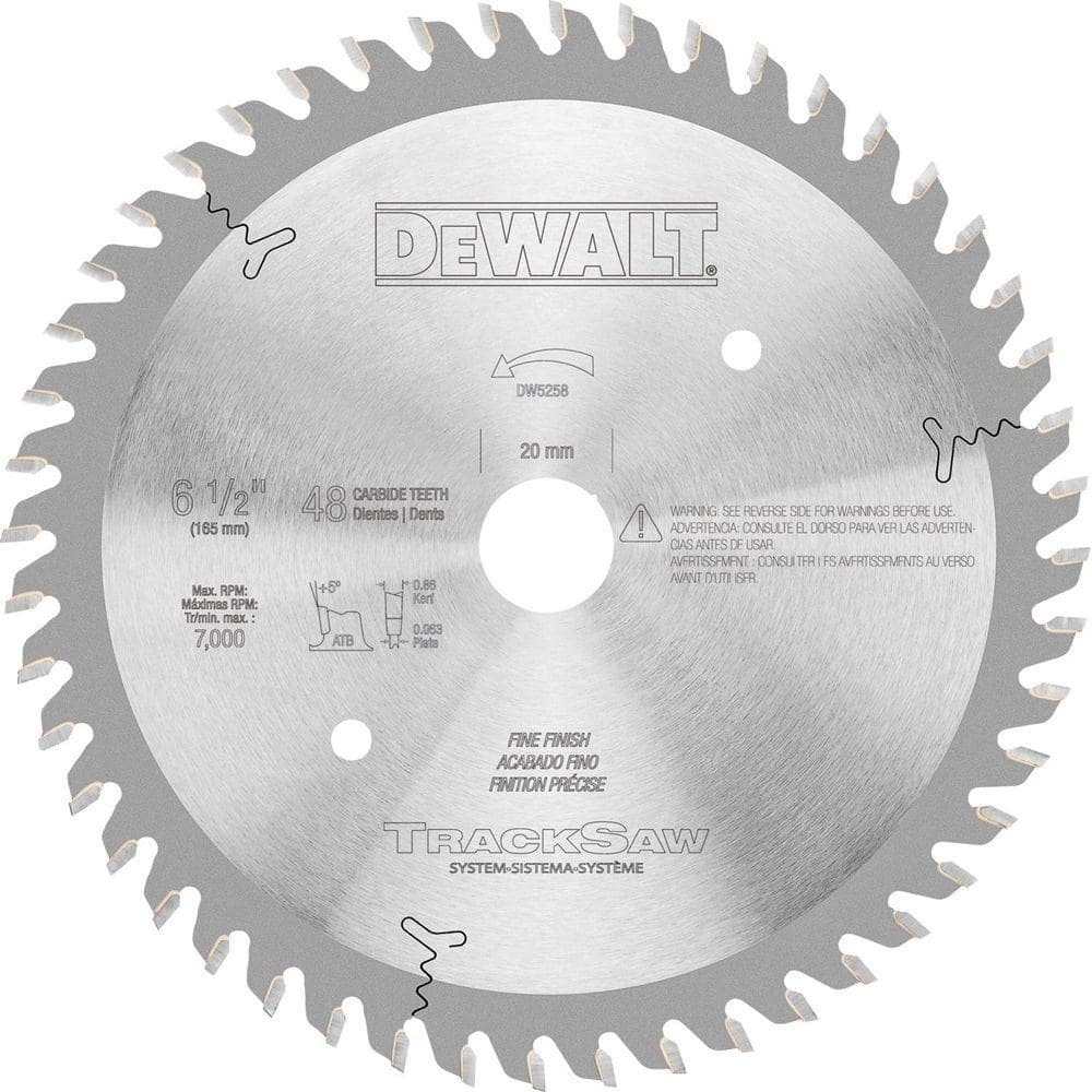 DeWalt Precision Ground Woodworking Blade DW5258