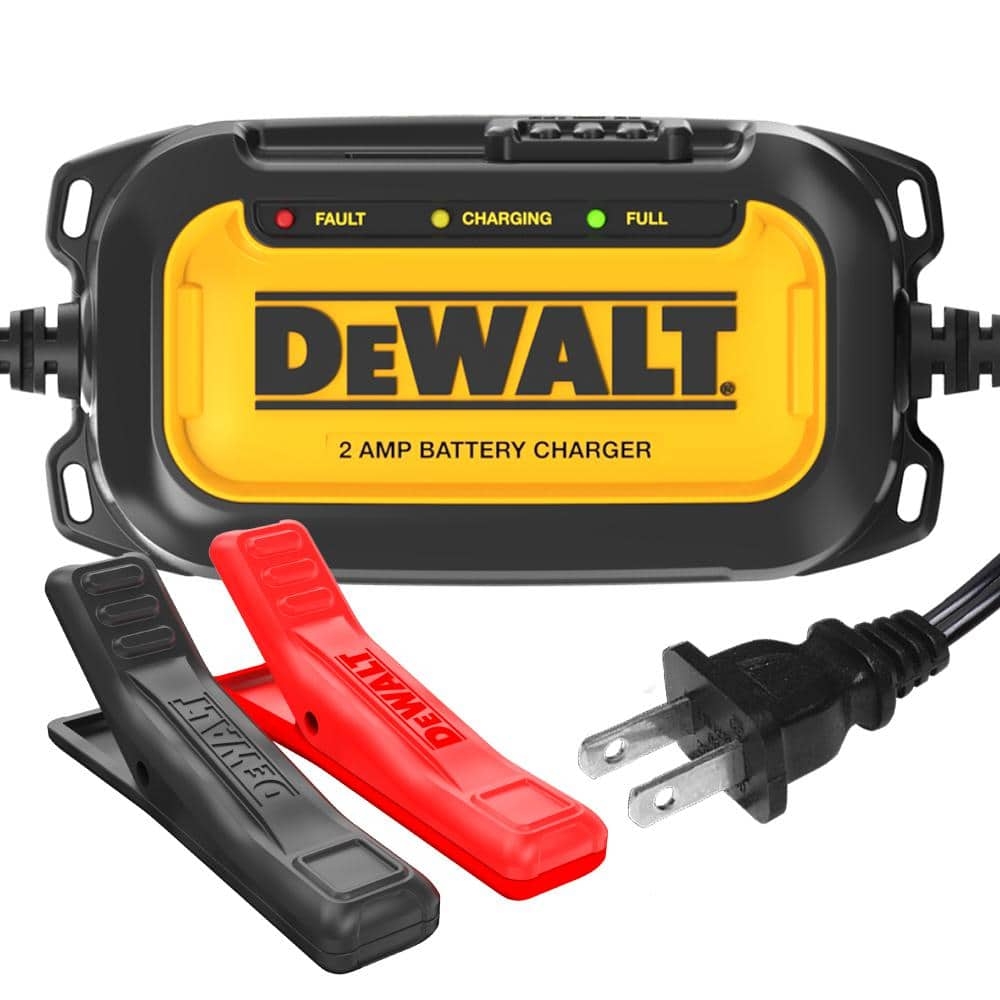 DEWALT Professional 2 Amp Automotive Battery Charger And Maintainer DXAEC2 The Home Depot