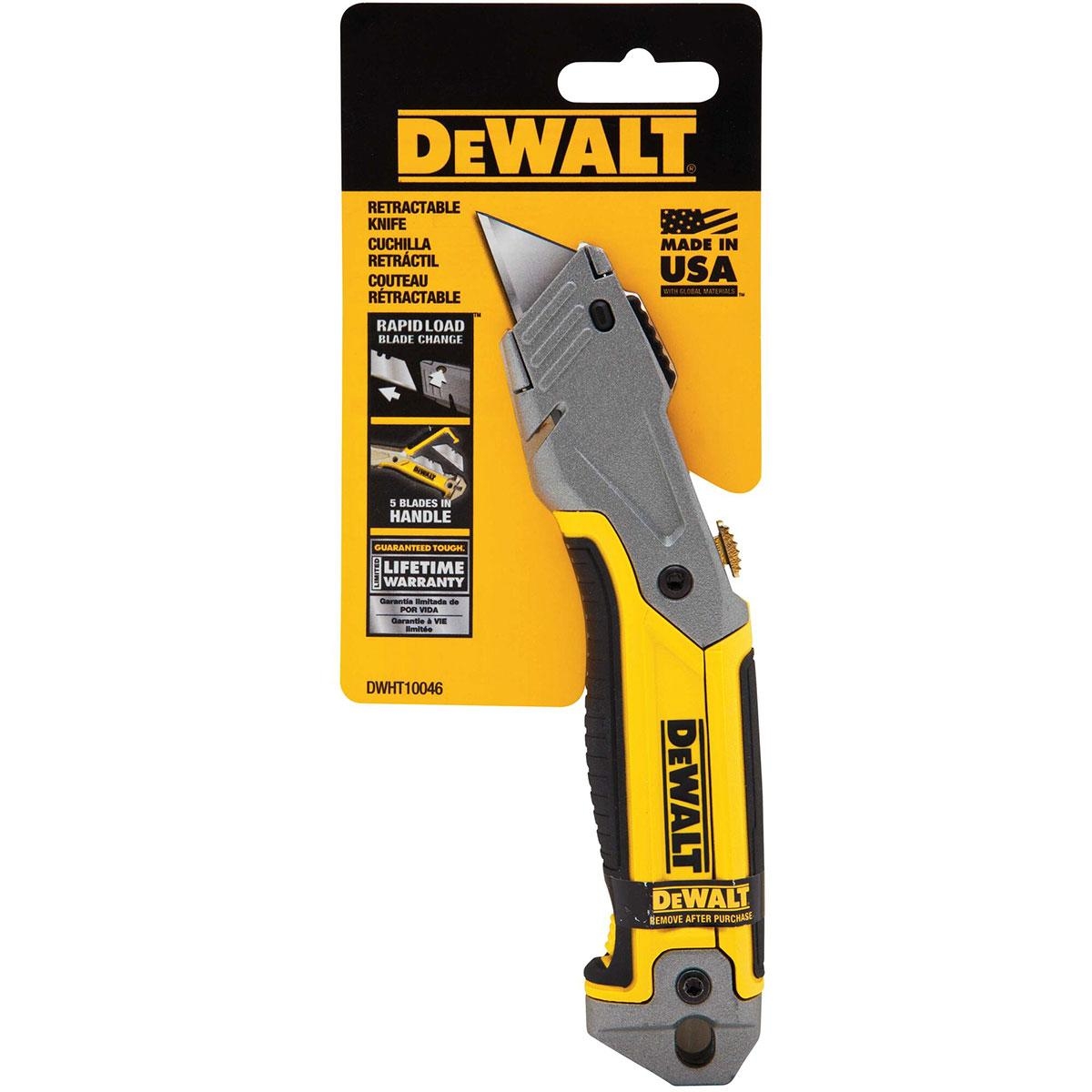 DeWalt Retractable Utility Knife DWHT10046