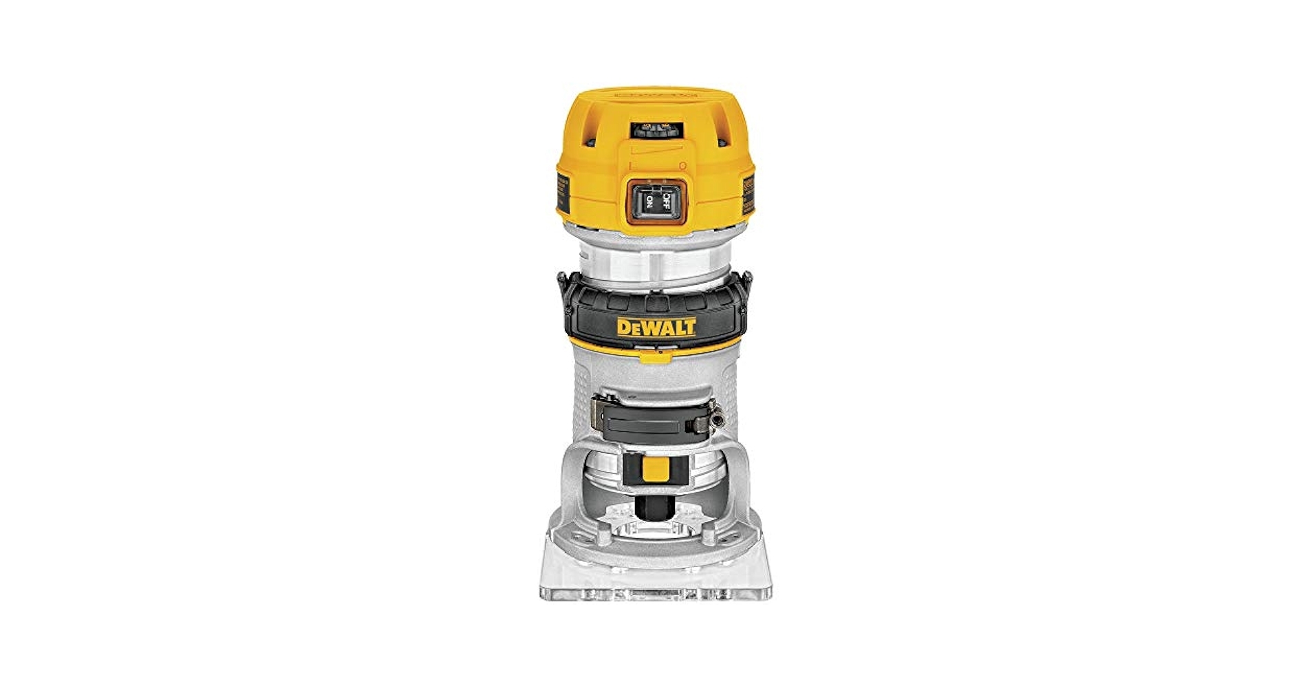 DEWALT Router Fixed Base 1 1 4 HP 7 7 Amp Variable Speed Trigger Corded DWP611 Power Routers Amazon