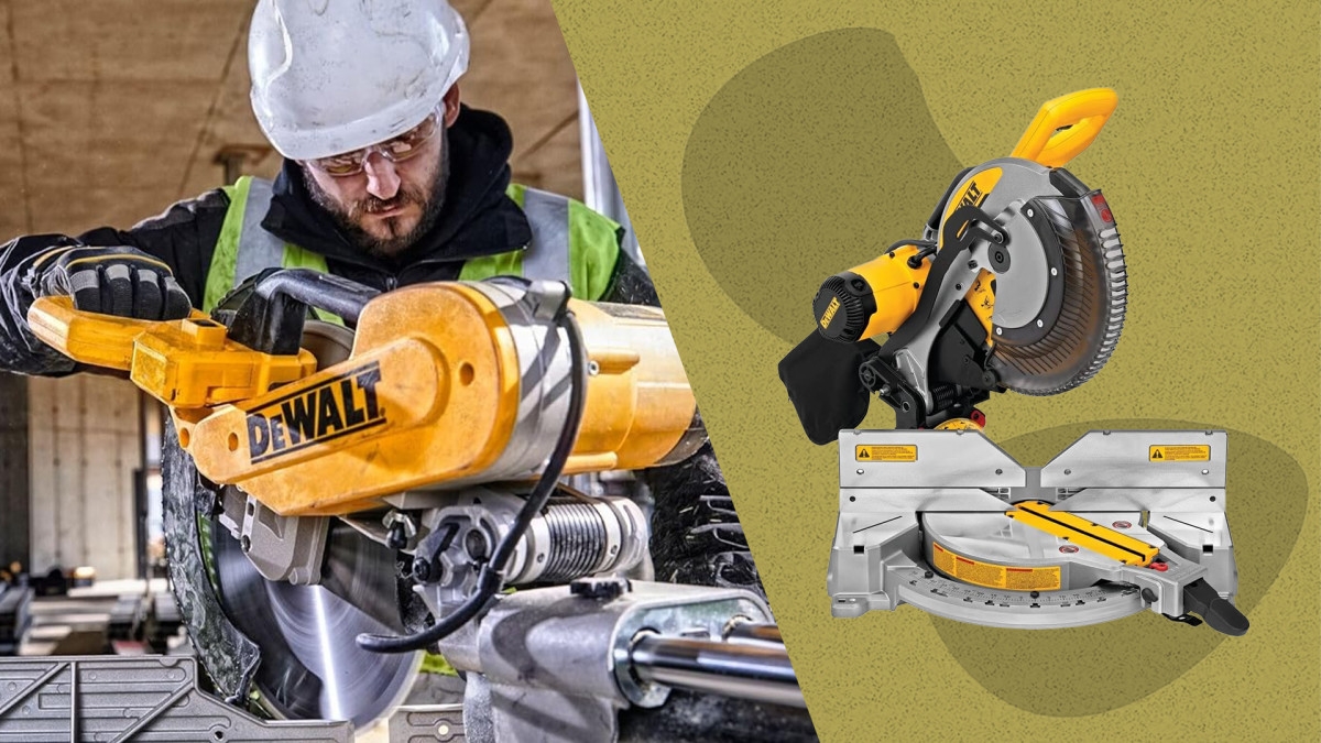 DeWalt s 12 inch Double Bevel Compound Miter Saw Is 120 Off