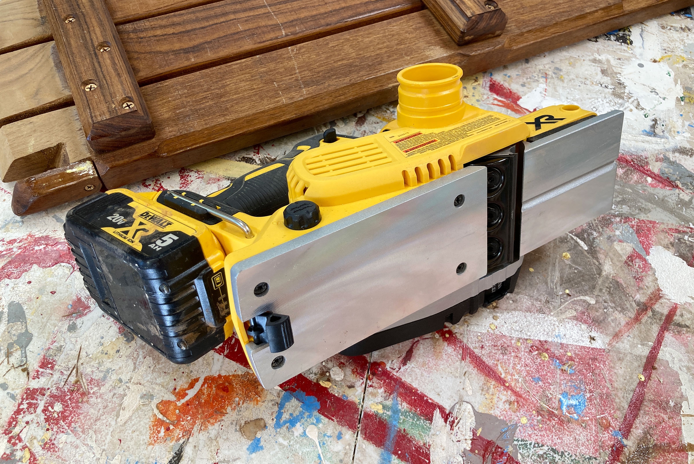 DeWalt s Cordless Power Planer Small Boats Magazine