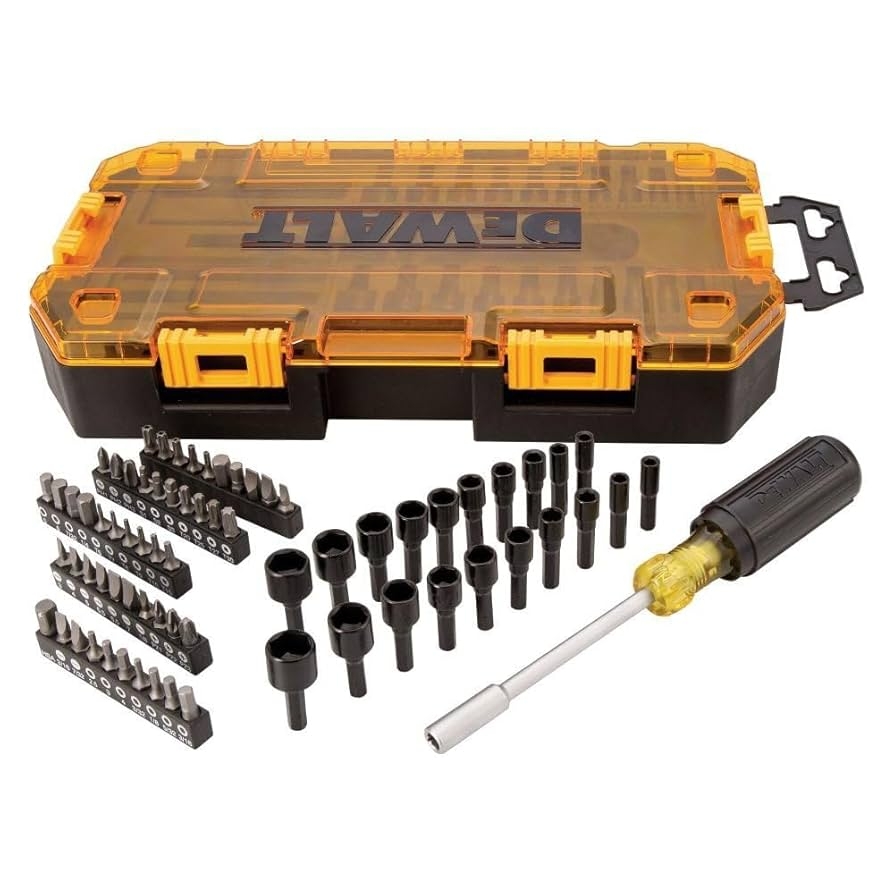 DEWALT Screwdriver Bit Set With Nut Drivers 71 Piece DWMT73808 Amazon