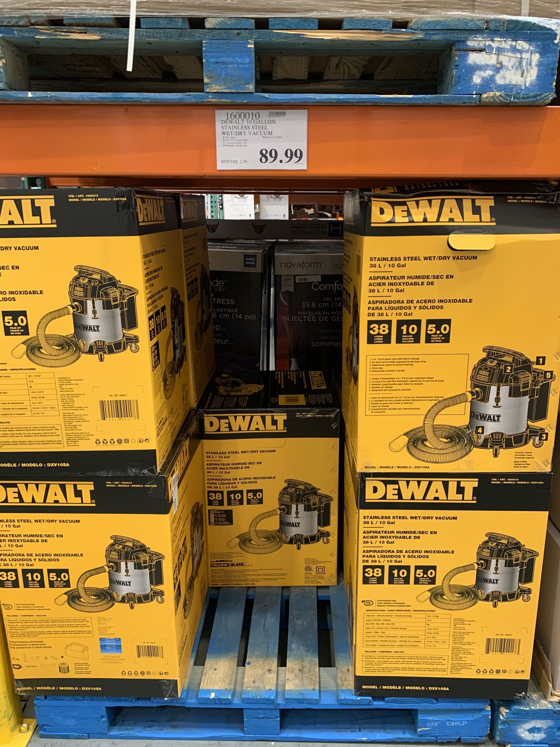 costco dewalt shop vac