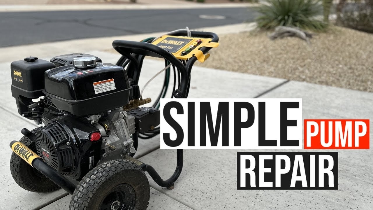 Dewalt Simpson Pressure Washer Common Oil Leak YouTube