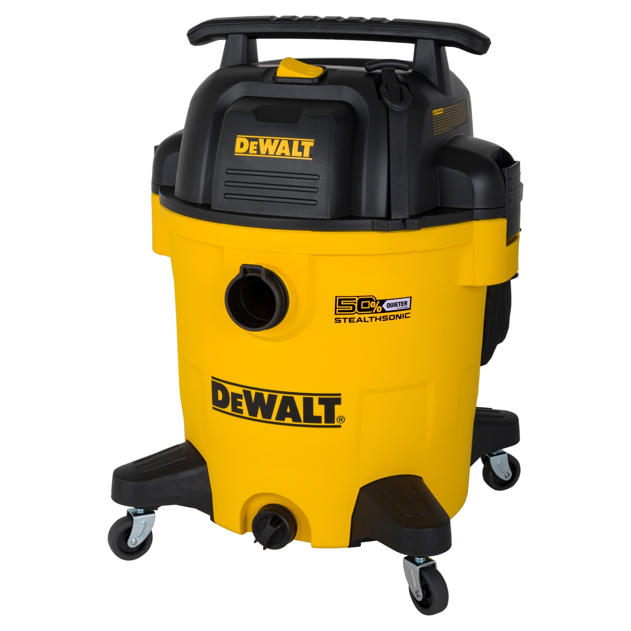 DEWALT Stealthsonic Quiet 12 Gallon 5 5 HP Corded Wet Dry Shop Vacuum With Accessories Included