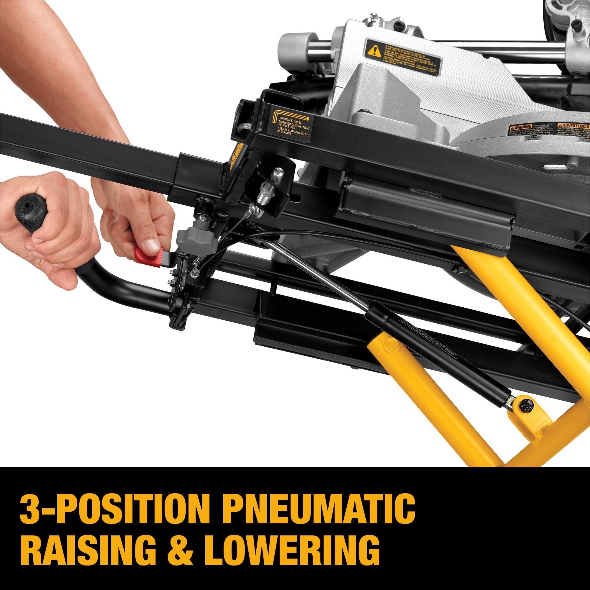 DEWALT Steel Adjustable Rolling Miter Saw Stand DWX726 At Lowes