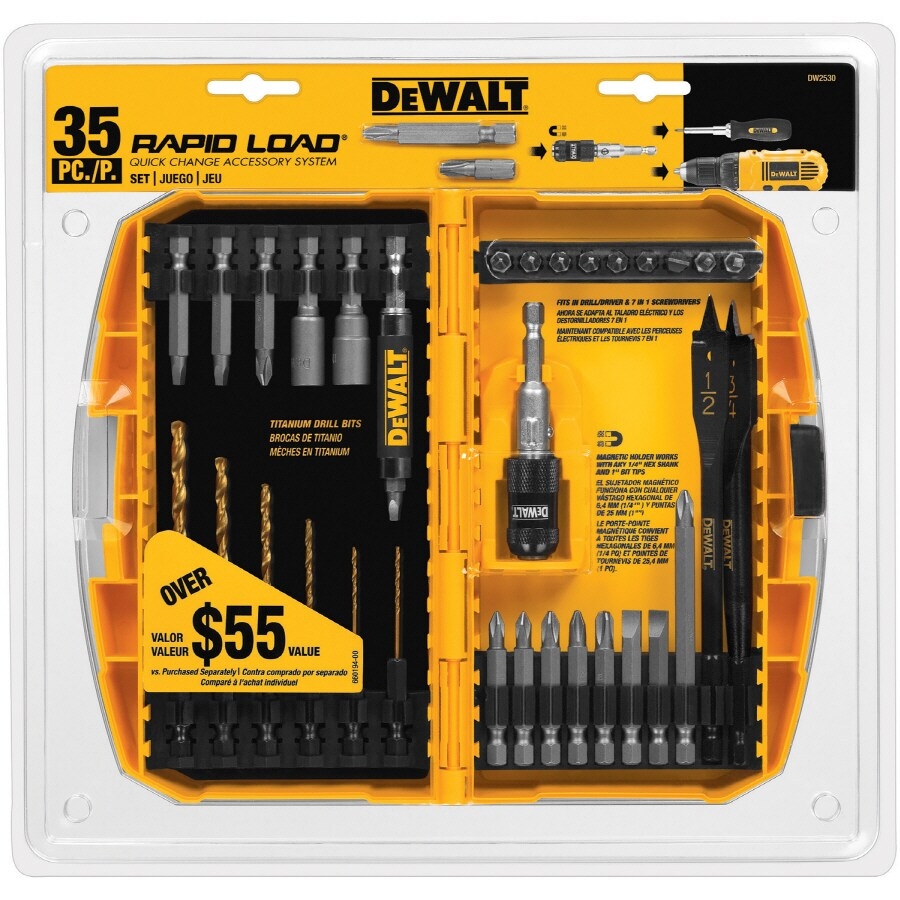 DEWALT Steel Hex Shank Screwdriver Bit Set 35 Piece At Lowes 