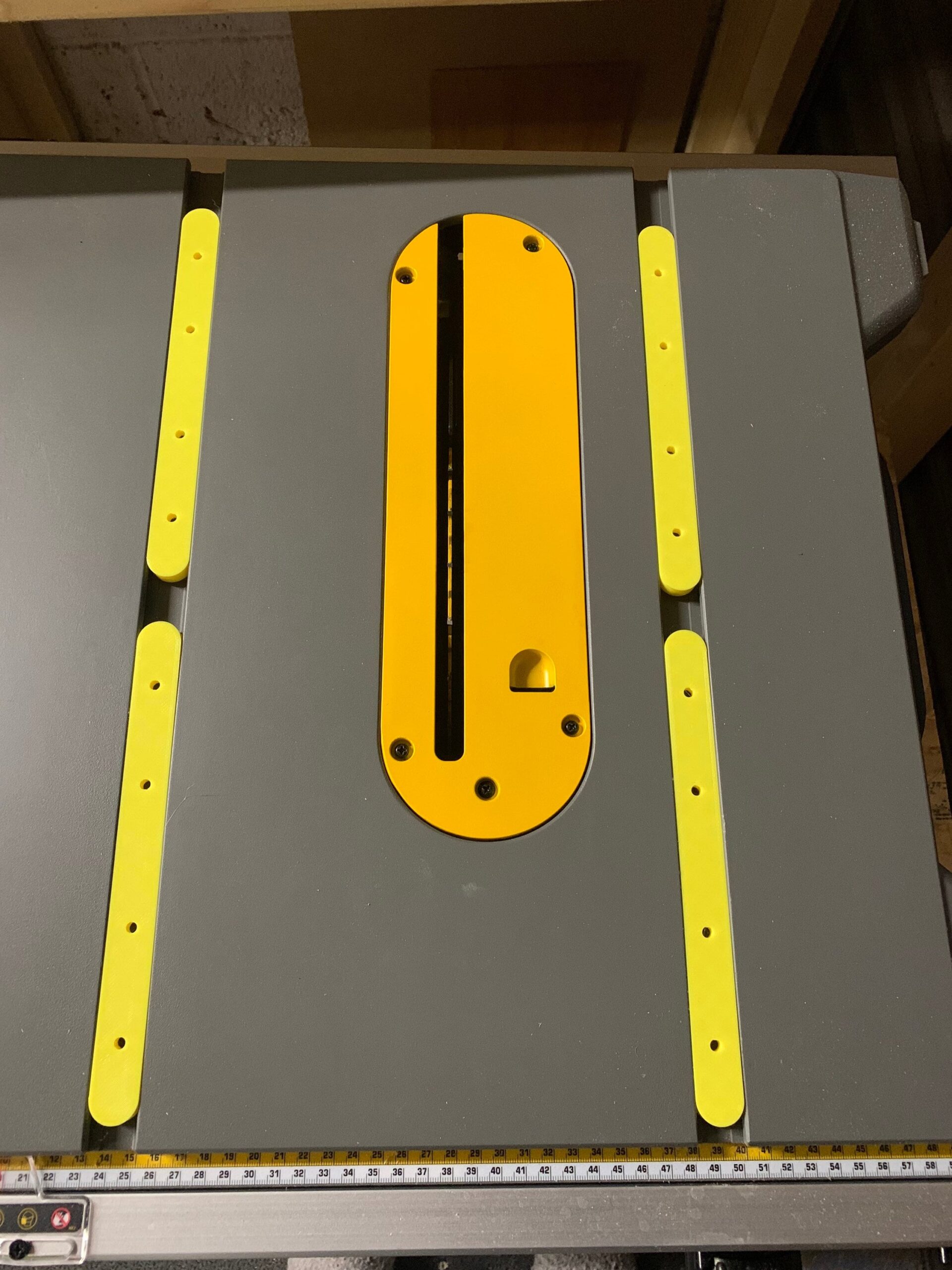 Dewalt Table Saw Crosscut Sled Rails Etsy