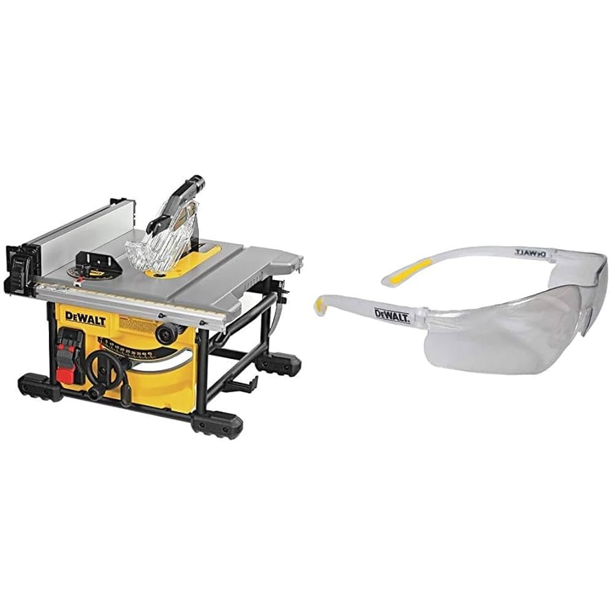 DEWALT Table Saw For Jobsite Compact 8 1 4 Inch With Lightweight 