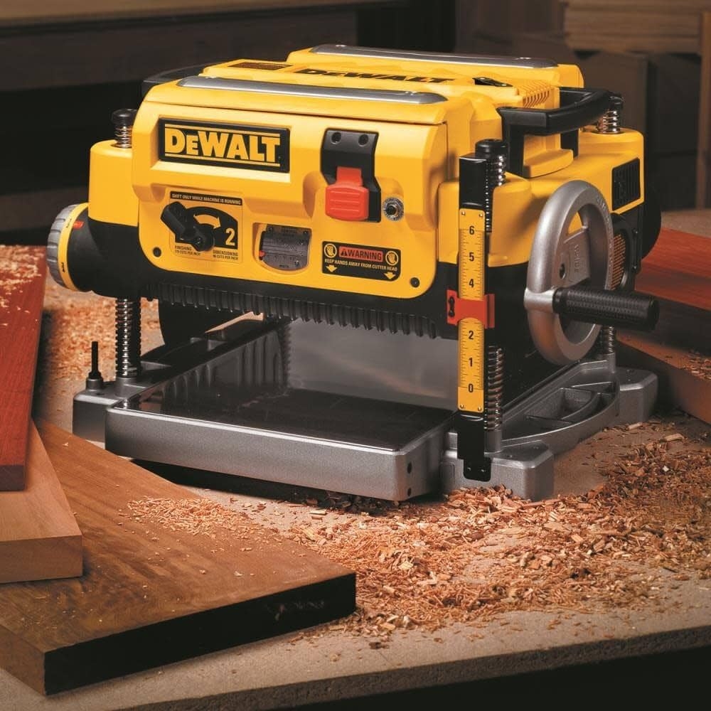 DEWALT Thickness Planer Two Speed 13 inch 15 Amp 20 000 RPM Motor DW735X Power Planers Amazon