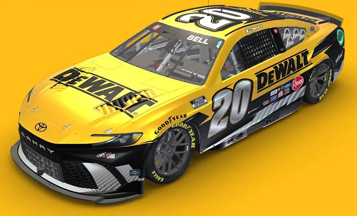 DEWALT To Serve As 13 Race Primary Sponsor Of Christopher Bell In 2024 TobyChristie