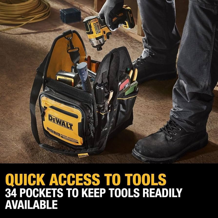 dewalt tool bag with tools